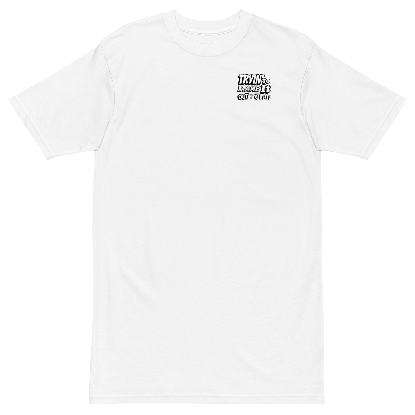 Out of the Ghetto - White Tee